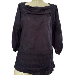 Navy Eyelet Top from Marc by Marc Jacobs